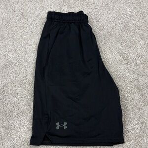 Under Armour Men’s  Black Performance Shorts